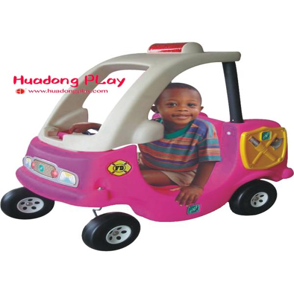 Colourful Kids Indoor Active Play Equipment Equipment Foot To Floor , Toy Car Plastic