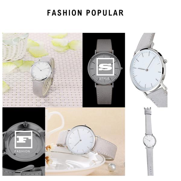 Attractive Steel Back Case Mens Quartz Watch With Japan Quartz Movement