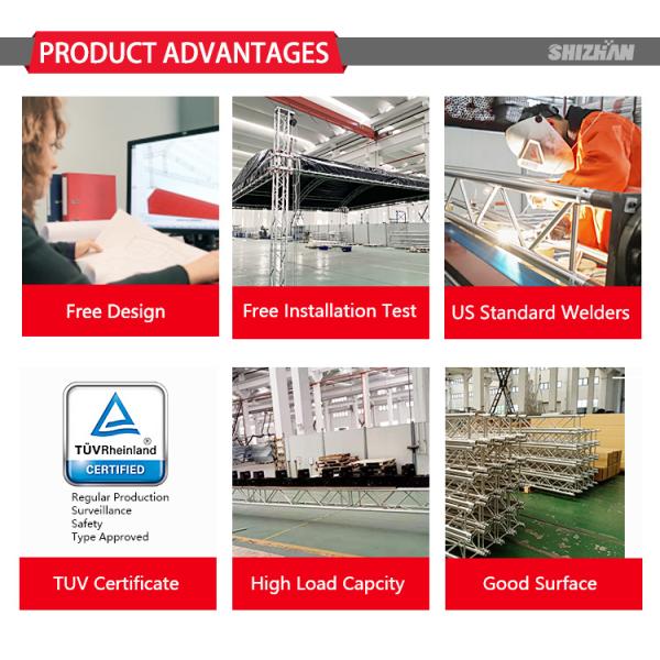 F34 Square Stage Light Truss Concert Stage 290*290mm