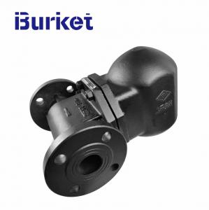 China DN50 PN16 Flange type WCB Lever floating ball type steam trap used on dyeing machine on sale
