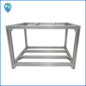 Anodizing Industrial Aluminium Frame Profiles 6063 Extruded Black T6