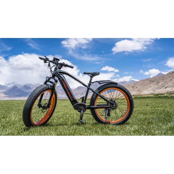Ebike 26 Inch Fat Tire Ebike Full Suspension Hidden Frame Battery Tyre 1000w 48v