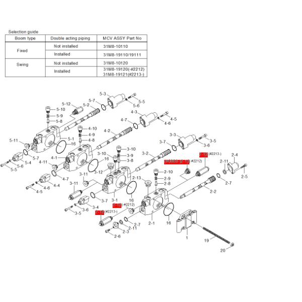 Modern Daewoo Excavator Relief Valve DH55/DH60/R55/R60 Master Control Valve Relief Valve 4-02-902/XKBF-00164