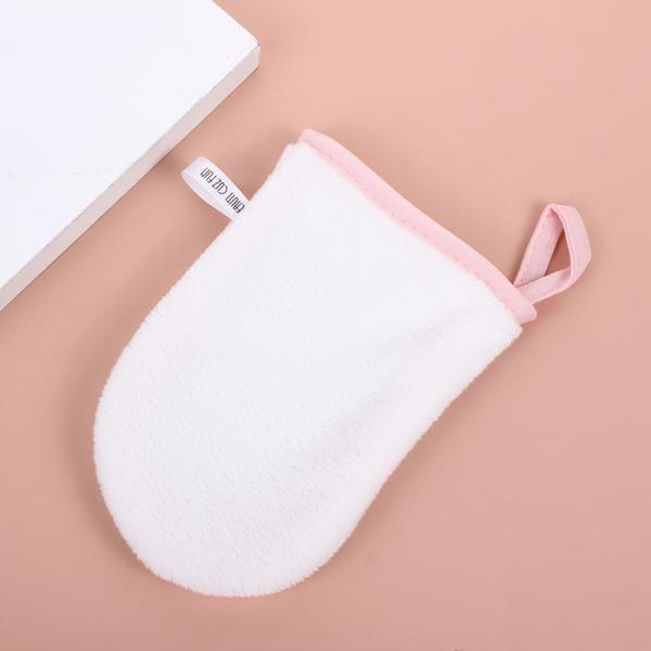 Microfiber Makeup Removal Mitt Facial Cleaning Makeup Remover towel Mitt