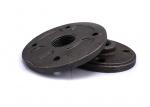 Black Or Coating Malleable Iron Flange Home Decoration FM Approval