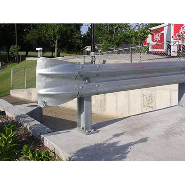Q235 Q345 Galvanized Steel Highway Guardrail Fishtail End for Customized Projects