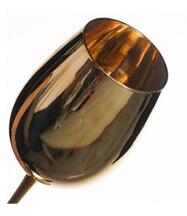 Glassware Decoration PVD Coating Service , Pruple Color PVD Glass Coating Service