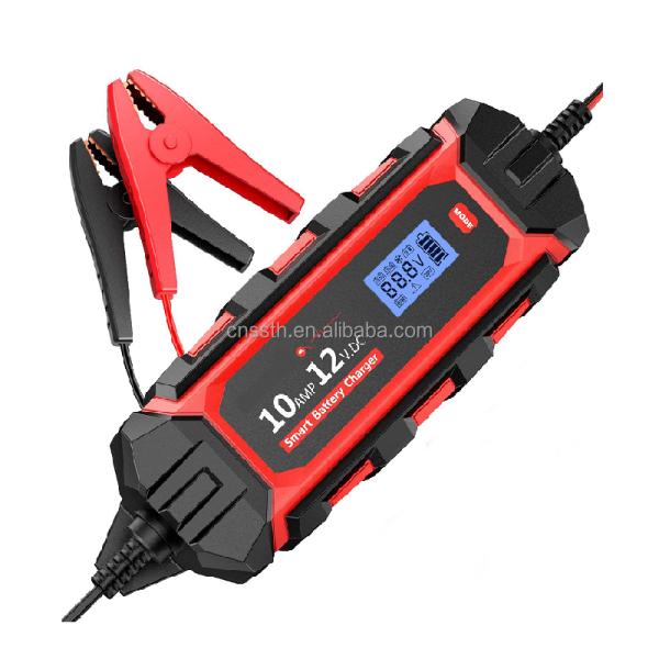 IP65 12V 10A Portable Car Battery Charger With 1M Cable Length And Jump Starting