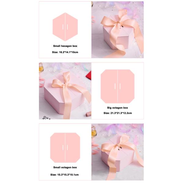 Custom cardboard packaging box wholesale valentines day gift heart shaped gift box with ribbon