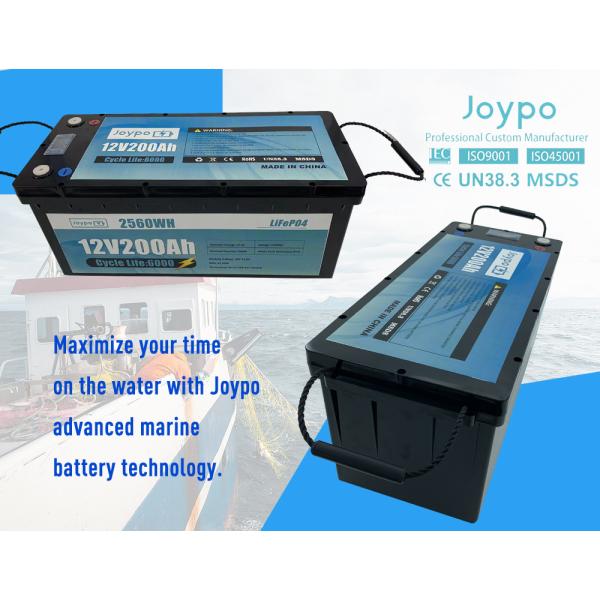 Fishing Boat Marine Waterproof 12V Lithium Battery 50Ah 100Ah 200Ah 300Ah