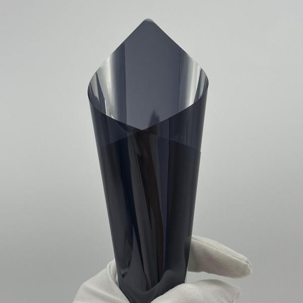 Black-Silver Solar Window Film with 2 mil Thickness 5.3% VLT and 88.0% IRR for Home Office Safety Protection