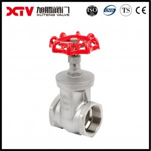 China Stainless Steel NPT/BSPT/BSPP Non Rising Thread Water Gate Valve 0.300kg Gross Weight on sale