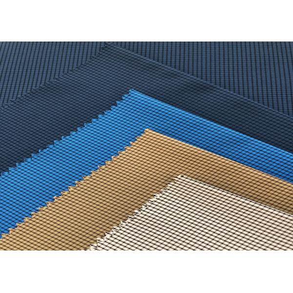 Square Plaid Durable Outdoor Fabric With Weft Stretch Yarn For Outdoor Clothing And Bag