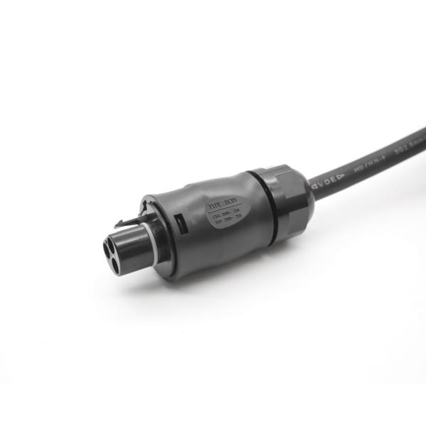 3m 5m Female Extension Cable with AC230V Voltage and Better iBC 01 Female Connector for Micro Inverter Solar Panel System