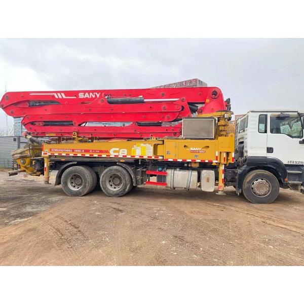 Heavy Duty Used Concrete Pump Truck Company SANY 28T 38 Meter