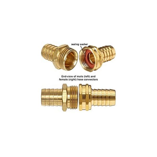 Brass Material Garden Hose Reel Accessories 3/4 Inch Hose Reel Swivel Connector