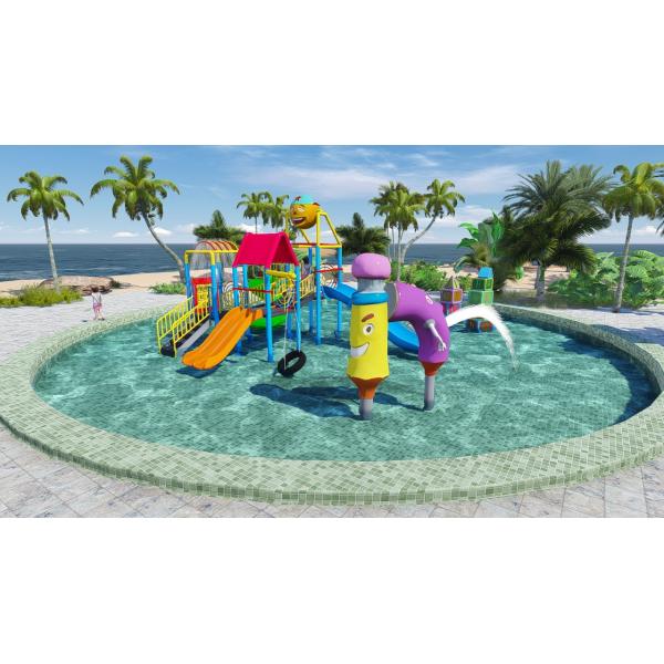 Commercial Kid Water Park Design Fiberglass Pool Play Water Equipment