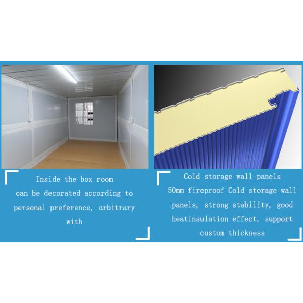 Mobile Living Folding Container House Custom Fast Installation Flat Pack Prefab House