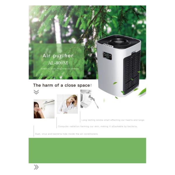 800m3/h Medic Therapeutics Air Purifier WIFI Double Sided