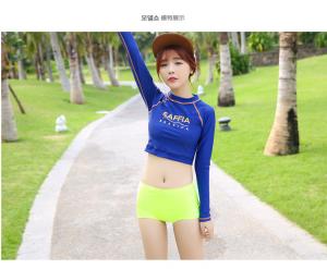 Cheap Korean Swimwear Women Bikini Guard Clothes Surf Wear Split Swimming Suit wholesale