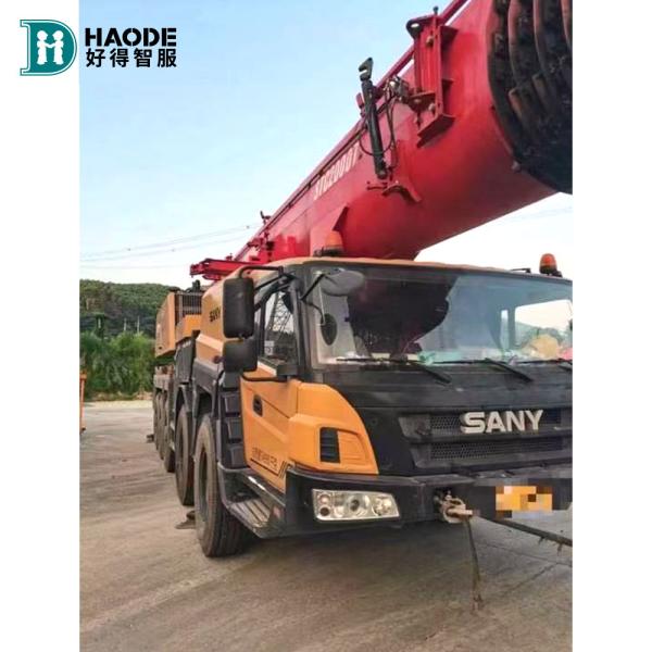 Used Sany Diesel Heavy Hydraulic Truck Crane 100 Ton Lifting Machine STC1000