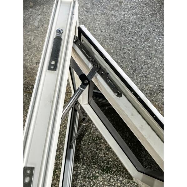 Large Hurricane Impact PVC Glass Casement Windows Easy Installation Customizable