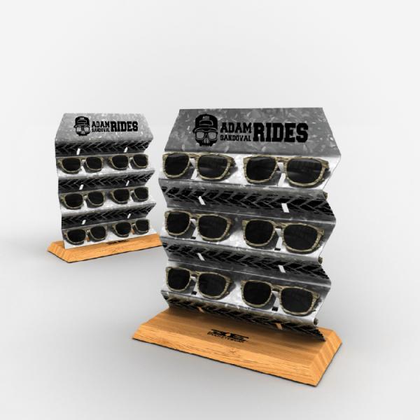 Table Top Wooden Display Stand Wooden Pet Toy Display Stand With Hooks