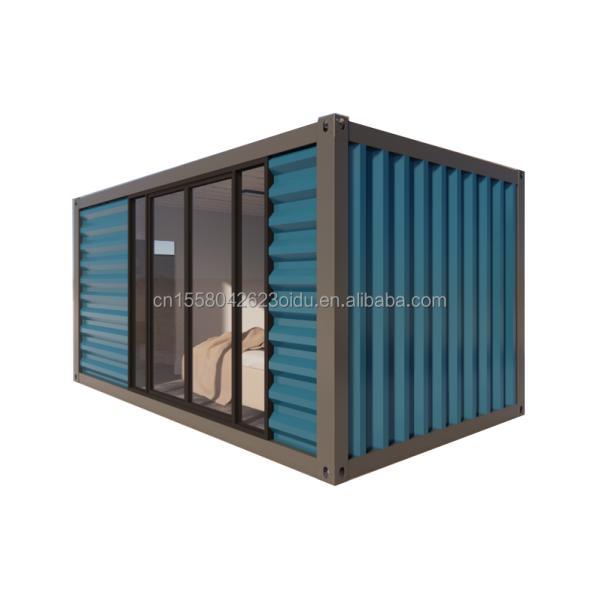 Detachable Container House 20 Feet Prefabricated Small Flat Packaging for Hotel Accommodation
