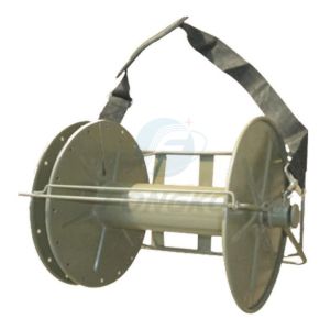 Cheap Retractable Tactical Metal Fiber Optic Launch Reel Cart 1800M wholesale