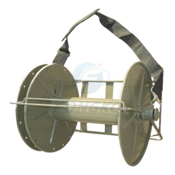Retractable Tactical Metal Fiber Optic Launch Reel Cart 1800M
