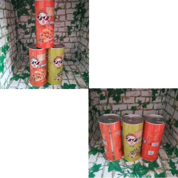 Peanuts 170ml Slim Recyclable Blank Aluminum Cans 5.7oz Cookies Packaging