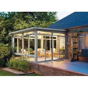 Commercial Sunroom Aluminum Alloy Material Frame Easy Assembly Curved Lowes
