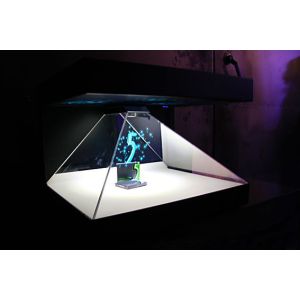 42'' Virtual Projection Hologram Pyramid For Exhibition , Trade Show