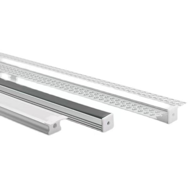 CE RoHS LED Aluminum Profile Linear Light Clear Milky Cover End Caps Clips Under Cabinet Shelf