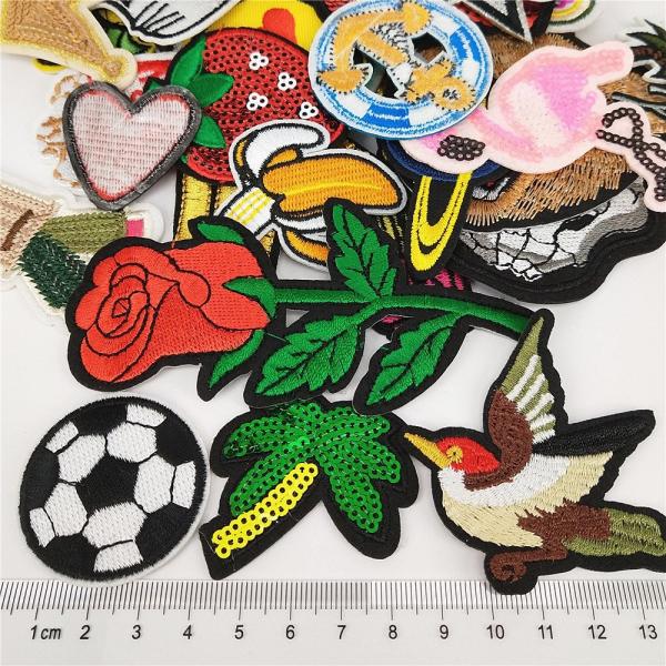 Personalized Uniform Custom Woven Patches / Embroidered Logo Patches