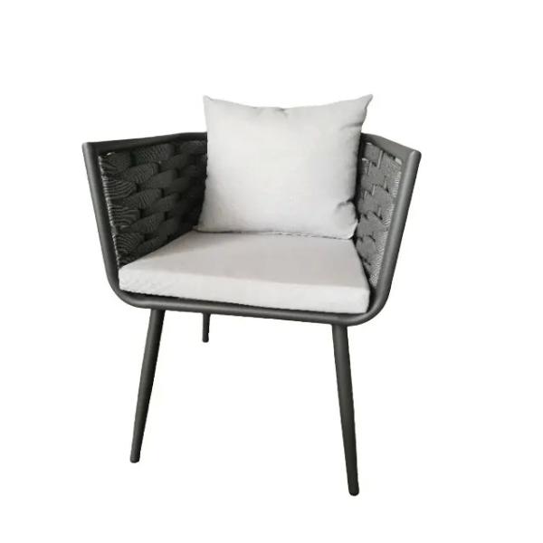 Hotel resort swimming pool luxury rope outdoor chair garden chairs outdoor chair set with cushion---6800