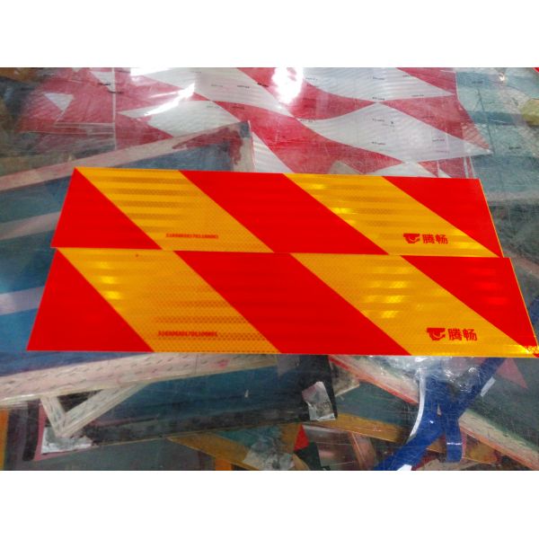 Treflector Truck Safety Tape Printable Reflective Rear Marking Plates Stickers Prismatic Reflective Sheeting Material