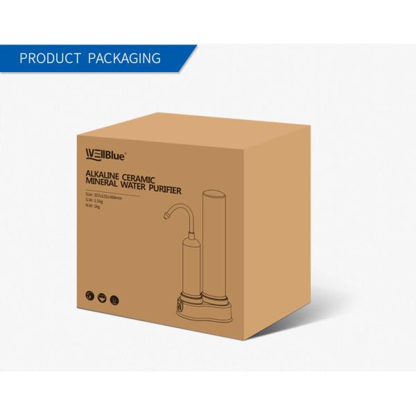 Stainless Dome Ceramic Countertop Water Filter , Faucet - Mounted Water Filter