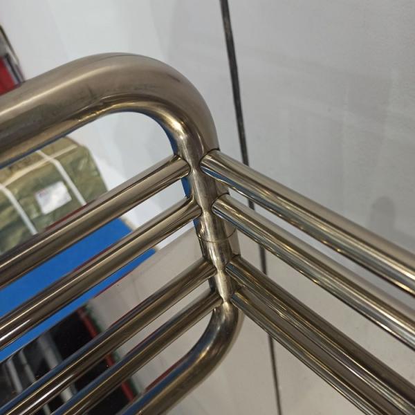 Hospital Medical Trolley Cart 430 Stainless Steel Nursing Treatment