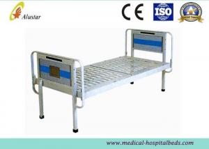 Cheap Electronic Powder Coated Simple Medical Hospital Beds Steel Frame Flat bed (ALS-FB001) wholesale