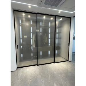 Cheap Kitchen Glass Aluminum Alloy Sliding Door Customizable Surface Finished wholesale