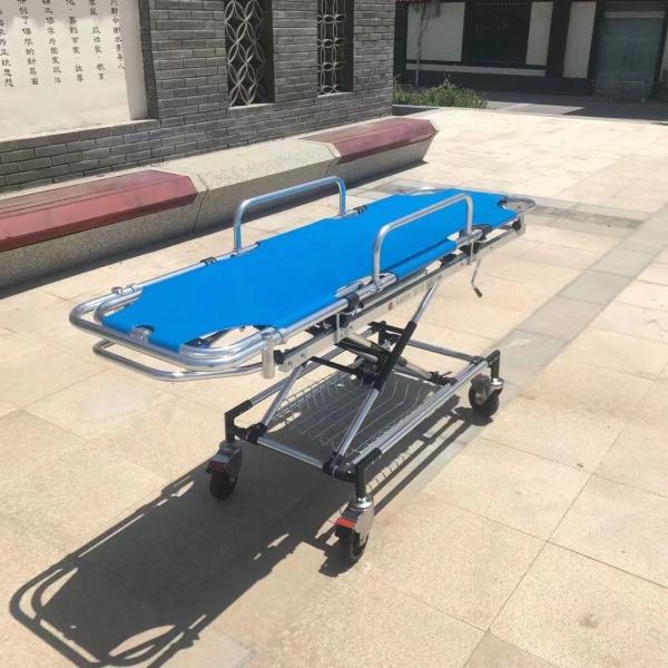 55CM 159KG Stainless steel stretcher for emergency treatment with adjustable height