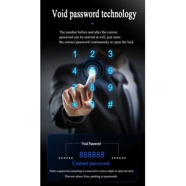 Smart Wifi HD Camera Lock Waterproof Smart Lock Aluminum Alloy