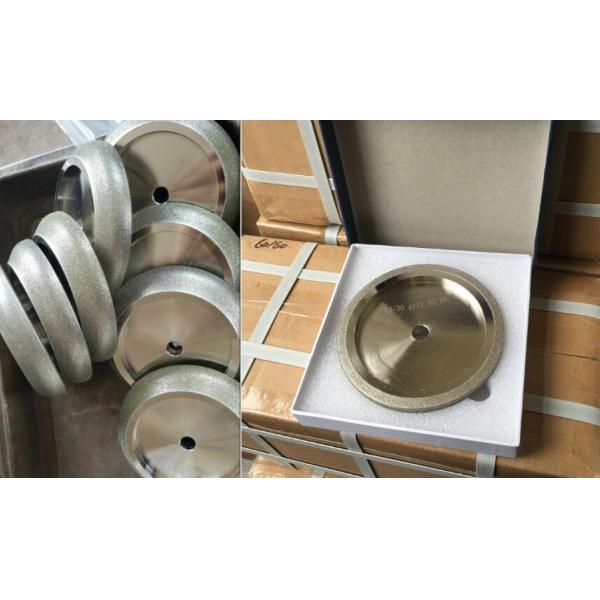 127mm Electroplated CBN Grinding Wheels for band saw / CBN Sharpening Wheels High Efficient