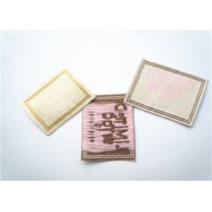 Cheap Clothing sew in garment labels fabric woven lable customized lable wholesale