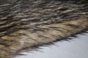 China Solid Faux Long Hair  Fur Fabric 150cm Fox Fur，100%AC or mixed with mAC on sale
