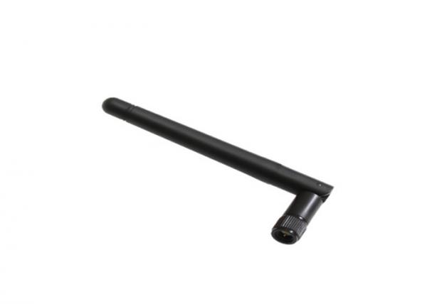 Quality Black 2.5dbi Flexible 433 MHZ Antenna With SMA Male Connector Rubber Housing for sale