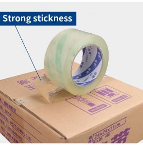 China Nature Rubber BOPP Packing Tape Clear 28mic 20mm-50mm on sale