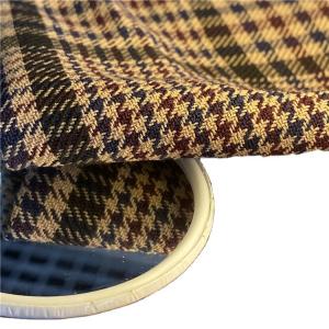 China Colorful Heavyweight Twill Woven Poly / Rayon 65/35 Yarn Dyed TR Checks Fabric on sale