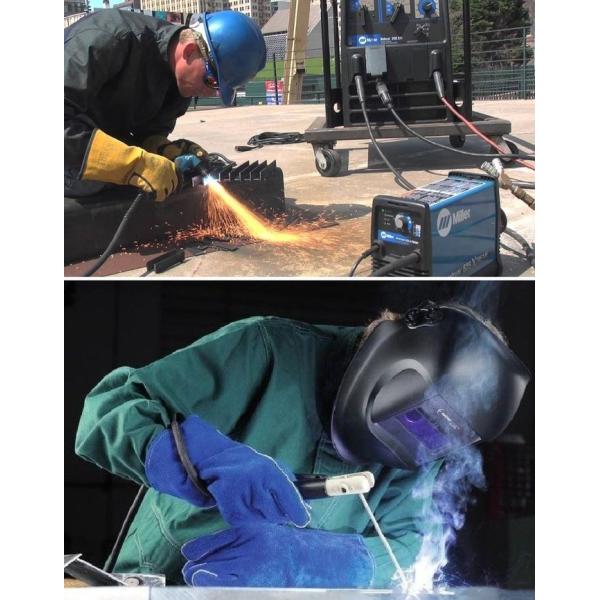 Welding Thermal Safety PPE Safety Gloves Protect Hands Fire Resistant Extra Long Sleeve